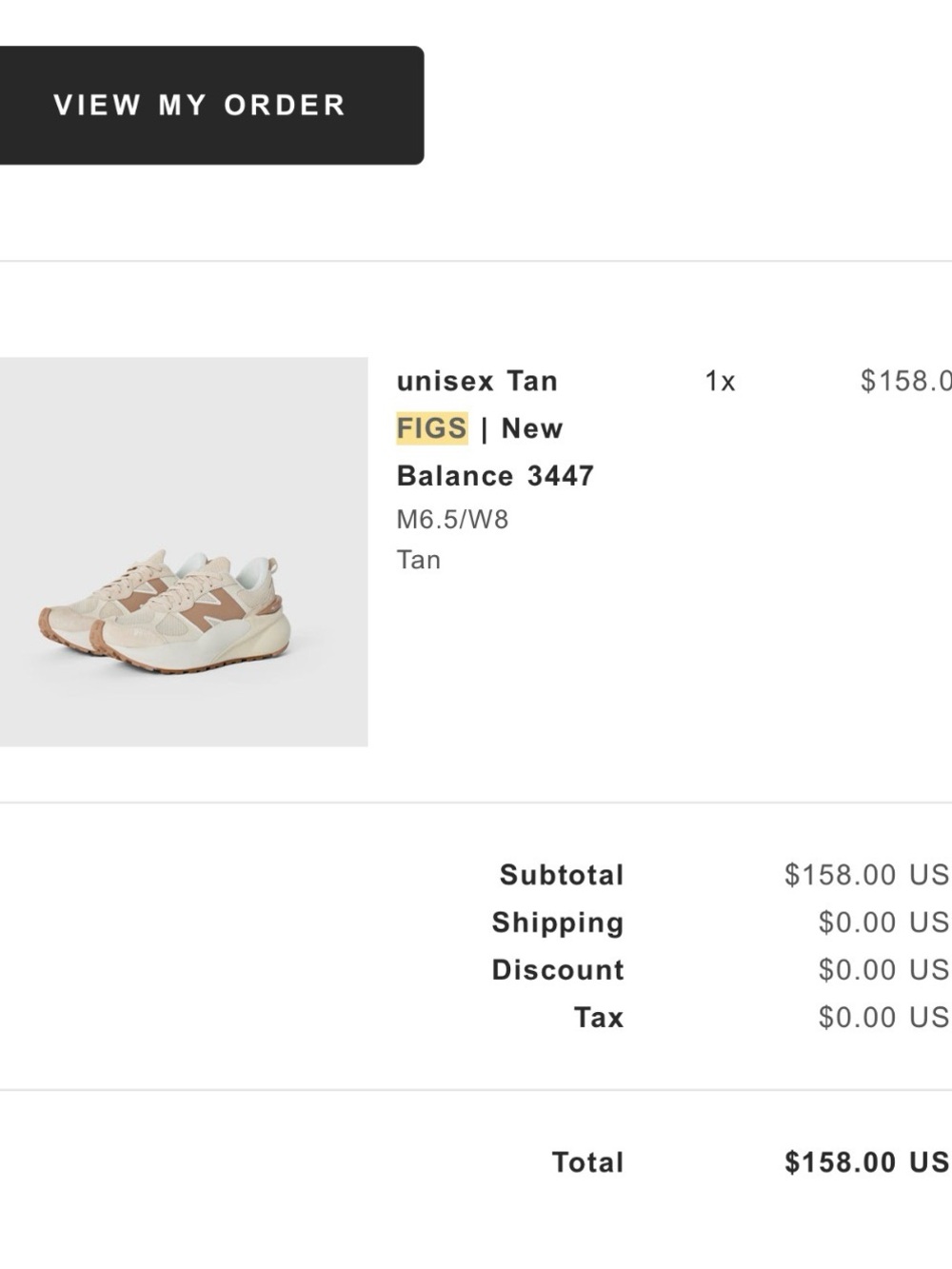 Figs Women's Cream and Blush Sneakers - Picture 6 of 6